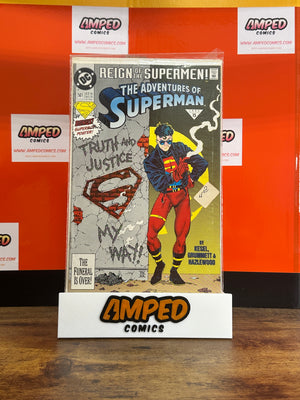 Adventures of Superman 501 DC Comics 1993 Reign of the Supermen