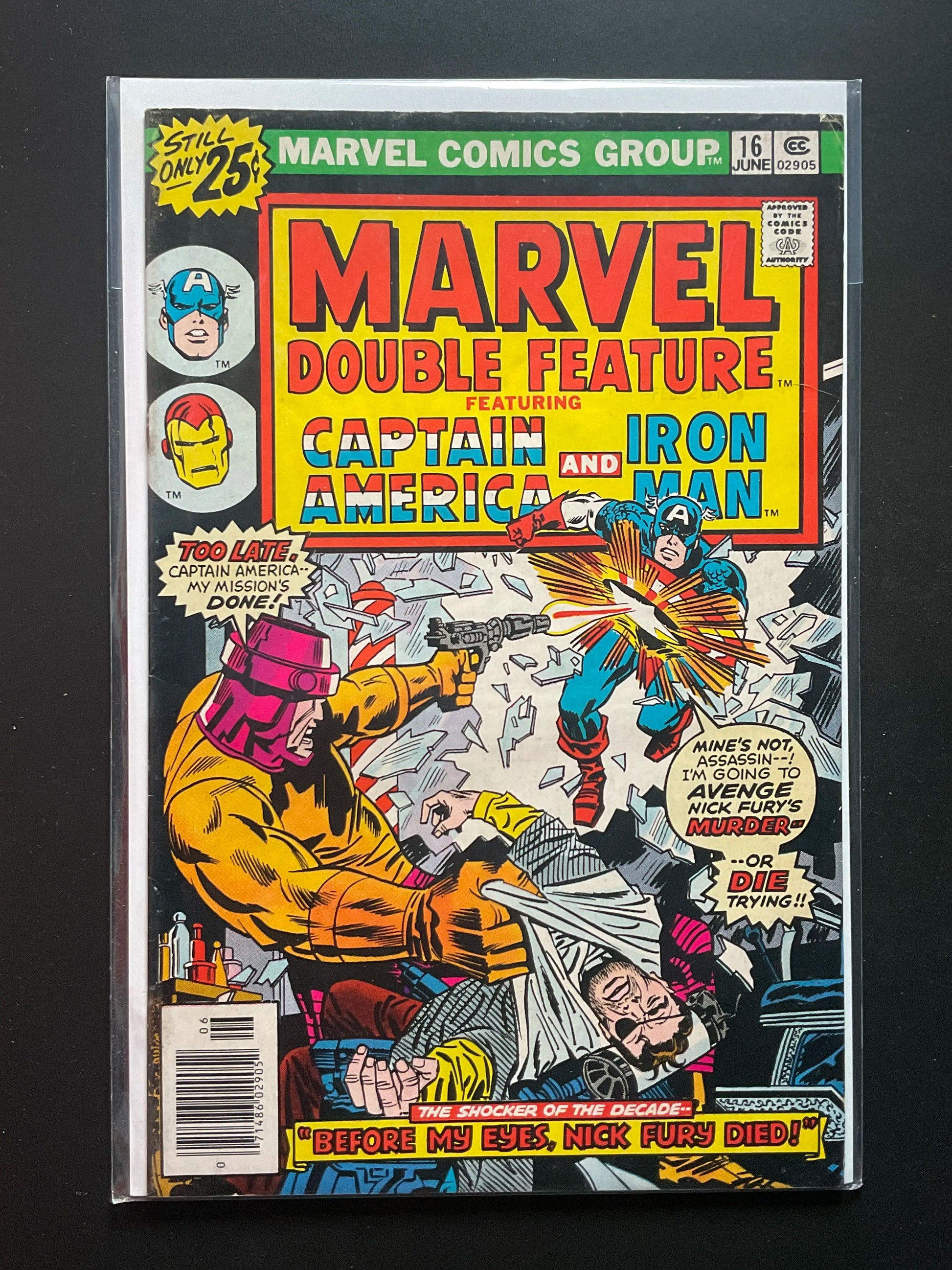 Marvel Double Feature 16 June 1976 Captain America Iron Man
