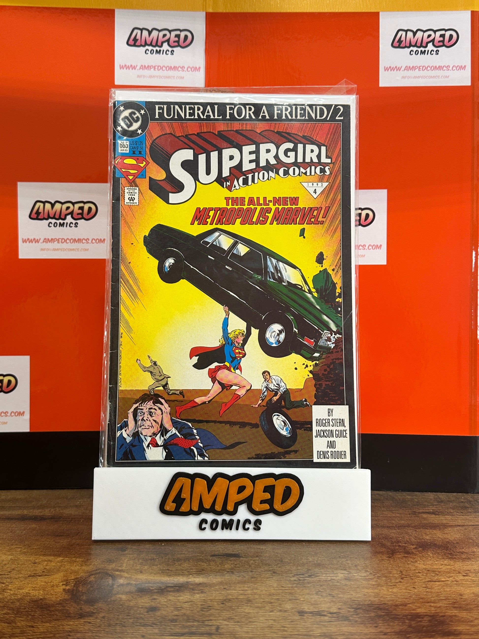 Supergirl in Action Comics 685 DC Comics Funeral for a Friend (LOW GRADE)