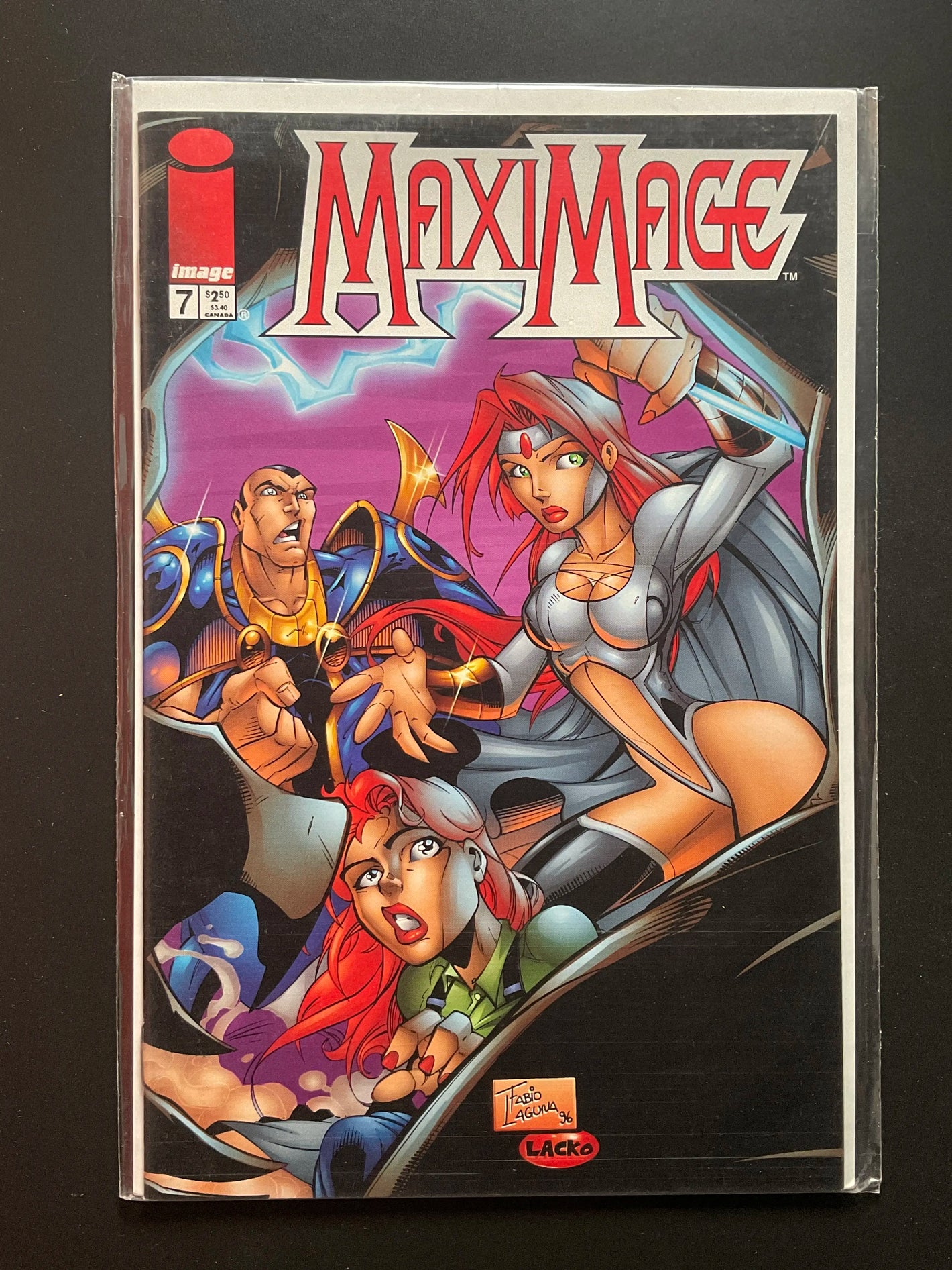 Maximage 7 Image Comics 1996 Fabio Laguna Cover Art