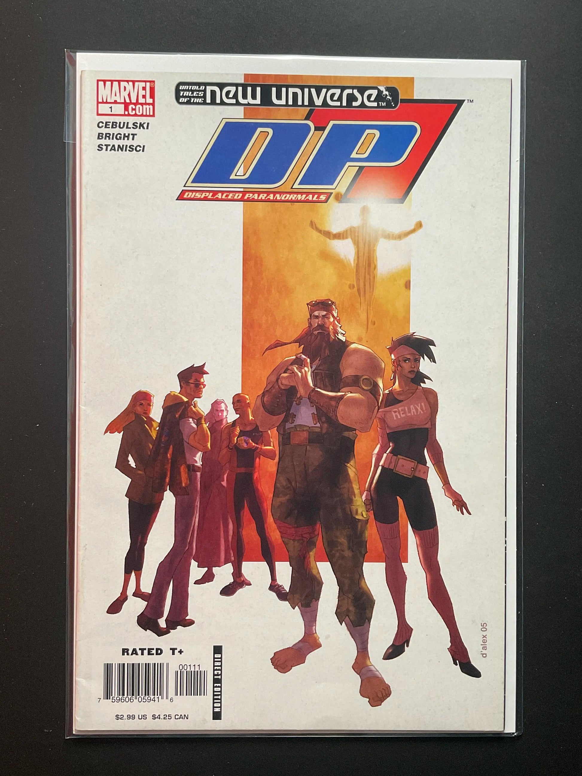 DP7 1 Marvel Comics New Universe Displaced Paranormals 2005