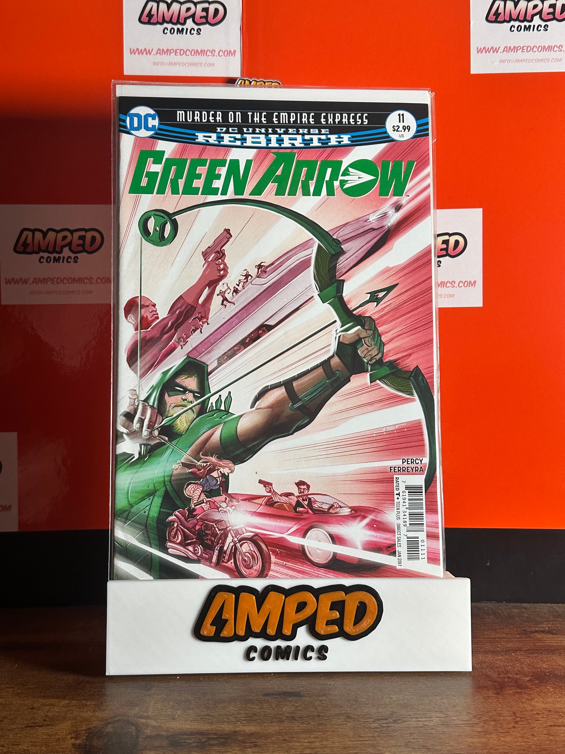 Green Arrow 11 DC Rebirth 2016 Murder on the Empire Express
