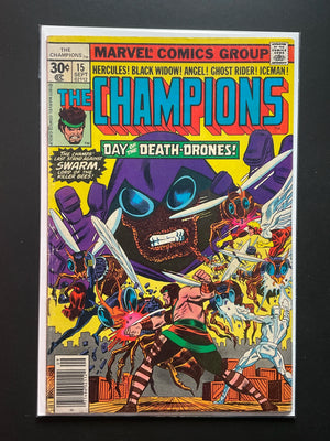 The Champions 15 Marvel Comics 1977 Day of the Death-Drones