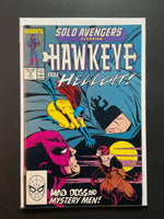 Solo Avengers 9 Marvel Comics Aug 1988 Hawkeye Hellcat