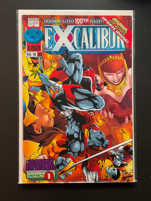 Excalibur 100 Marvel Comics Aug 1996 Double-Sized Issue
