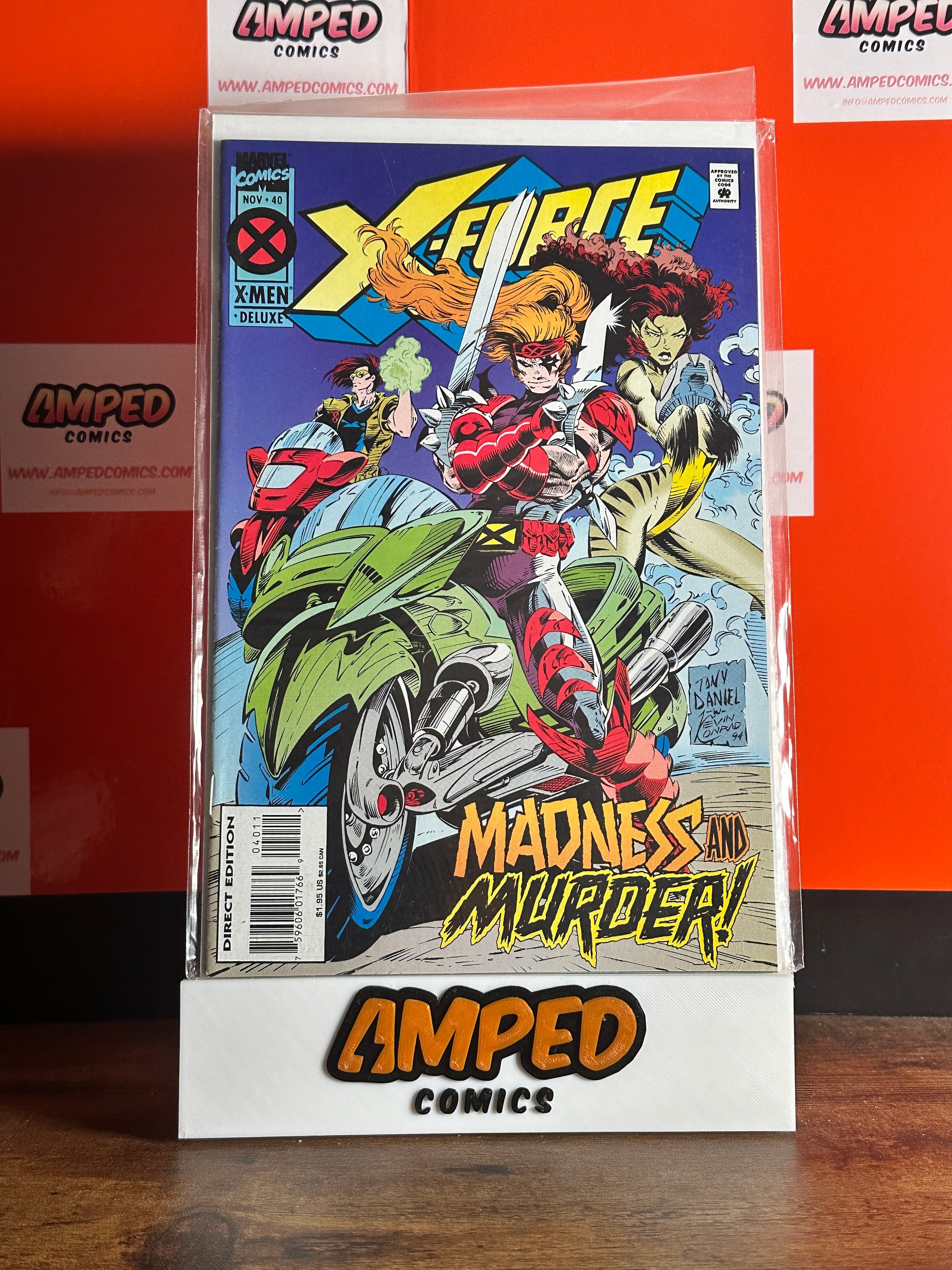 X-Force 40 Marvel Comics Nov 1995 Madness and Murder
