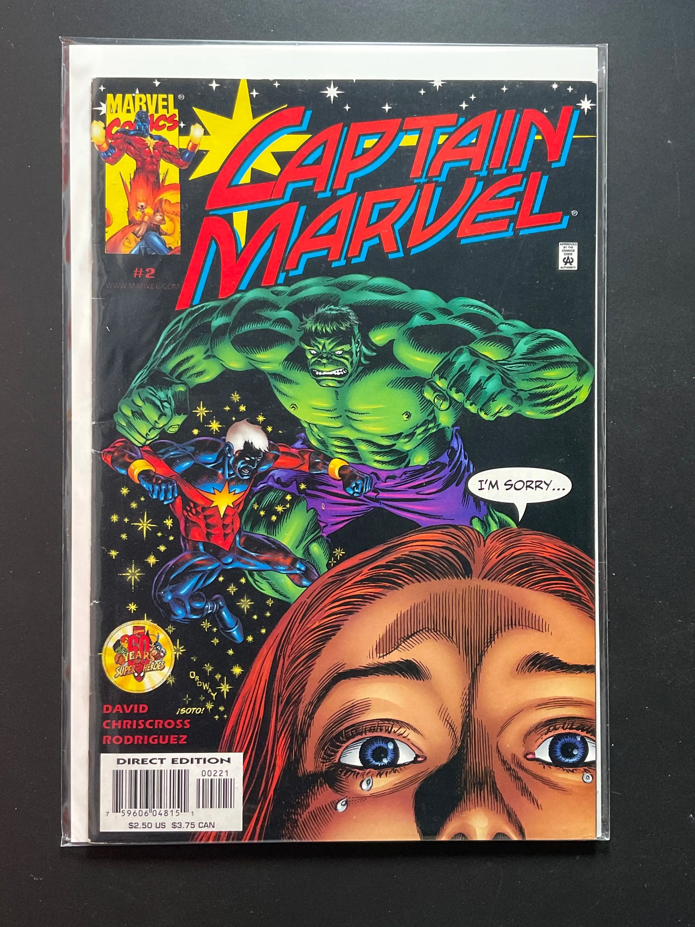 Captain Marvel 2 Marvel Comics Direct Edition 2000s Variant