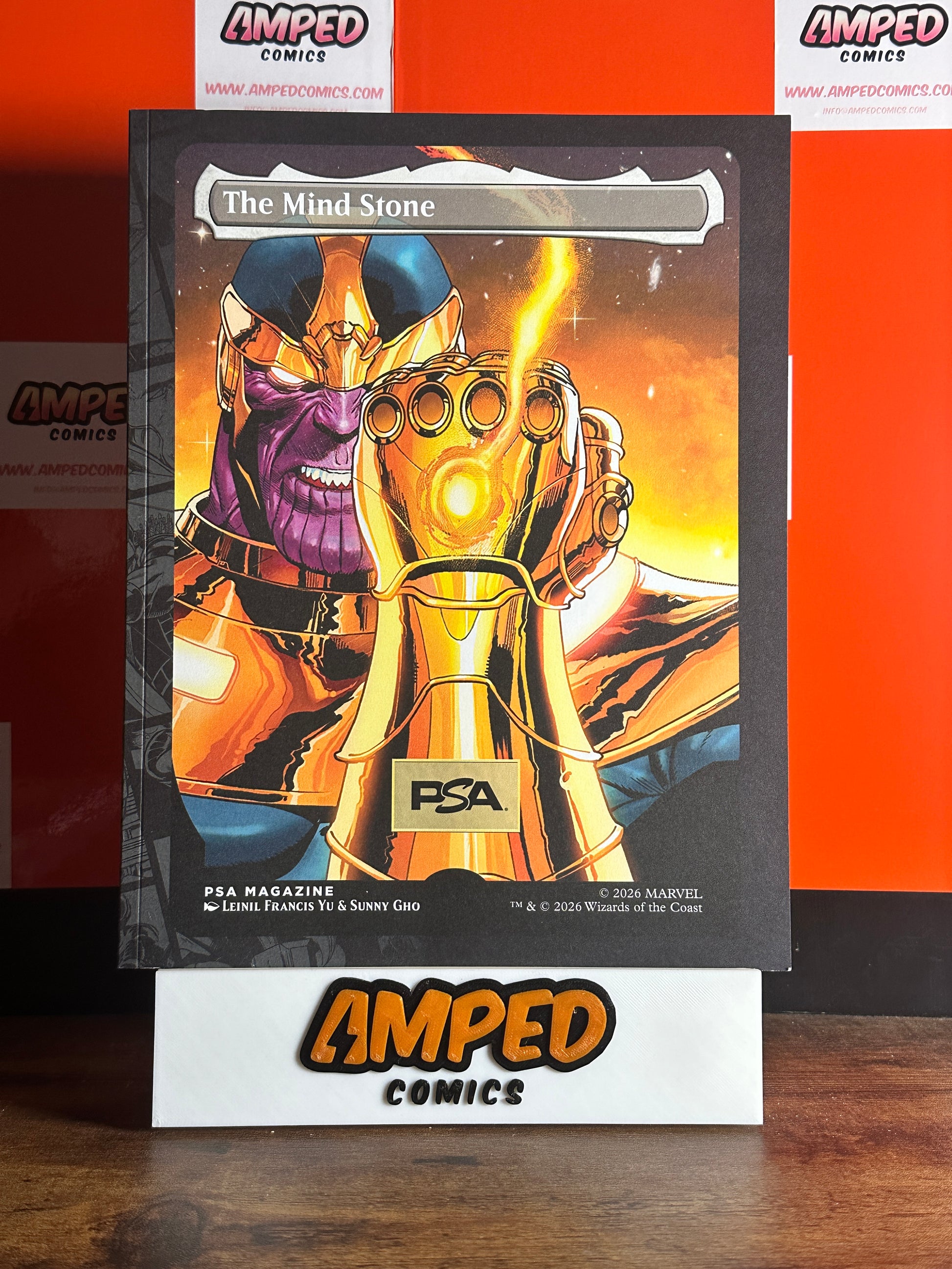 The Mind Stone - PSA Magazine W/Promo Card 2020 Marvel
