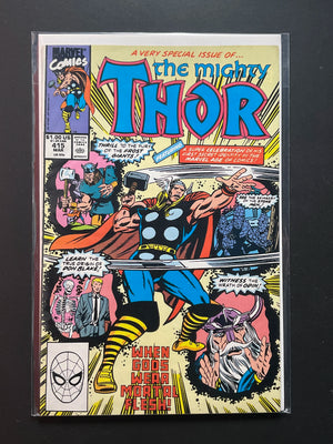 The Mighty Thor 415 Marvel Comics March 1990