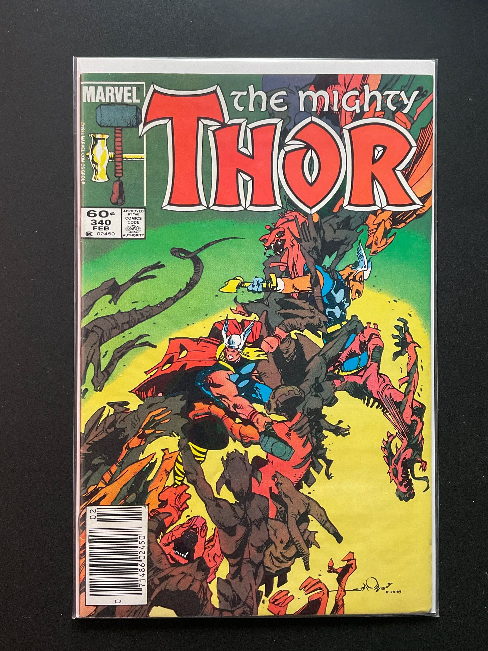 The Mighty Thor 340 Marvel Comics February 1984