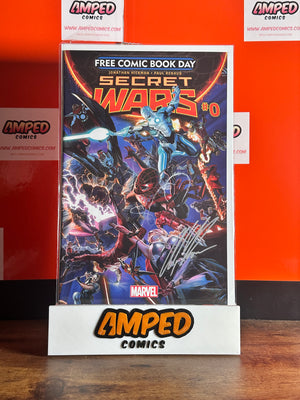 Secret Wars #0 Free Comic Book Day SIGNED ALEX ROSS WITH COA