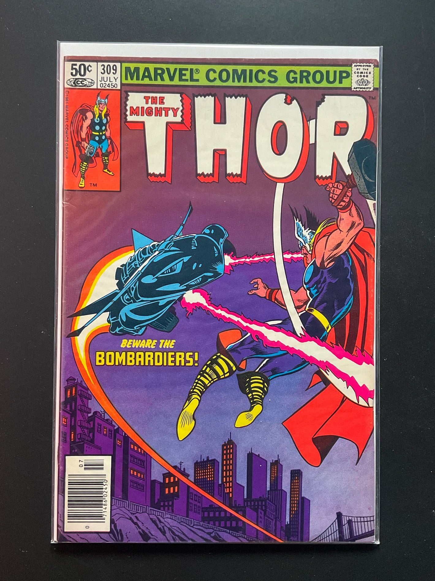 The Mighty Thor 309 Marvel Comics July 1981