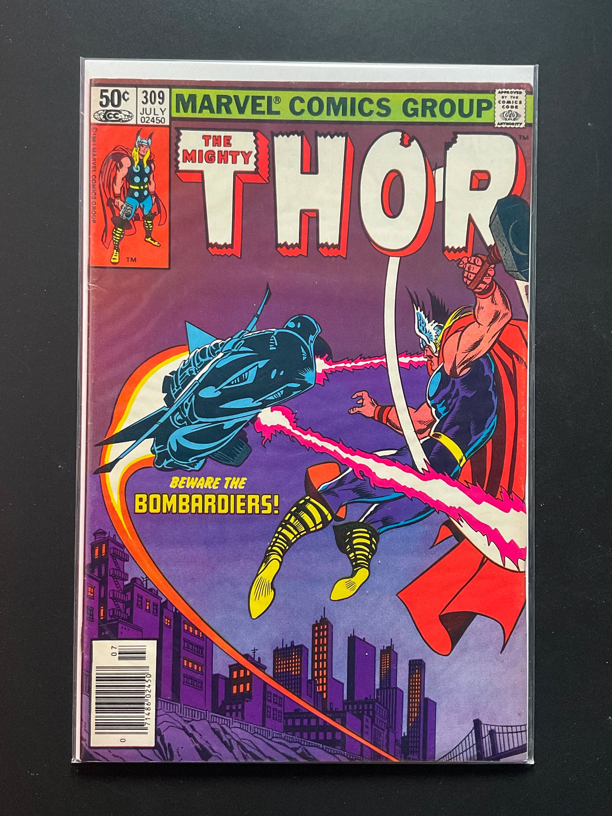 The Mighty Thor 309 Marvel Comics July 1981