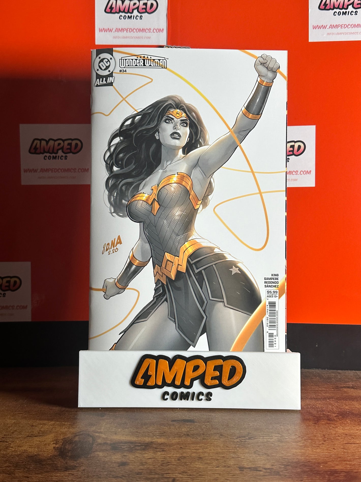 WONDER WOMAN #34 CVR B DAVID NAKAYAMA CARD STOCK VARIANT