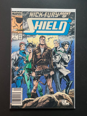 Nick Fury Agent of SHIELD 1 Marvel Comics Sept 1989