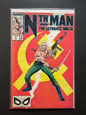 Nth Man The Ultimate Ninja 3 Marvel Comics October 1989