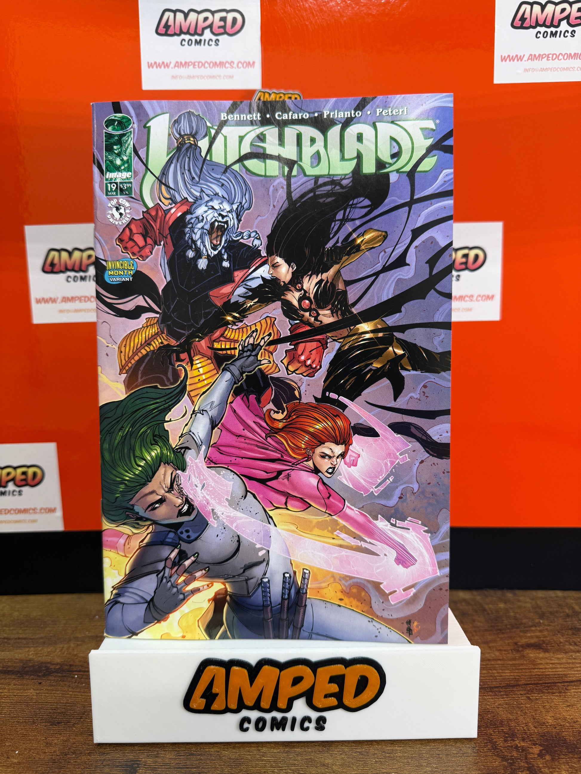 WITCHBLADE #19 CVR E GUISEPPE CAFARO & ARIF PRIANTO INVINCIBLE TEAM UP VAR