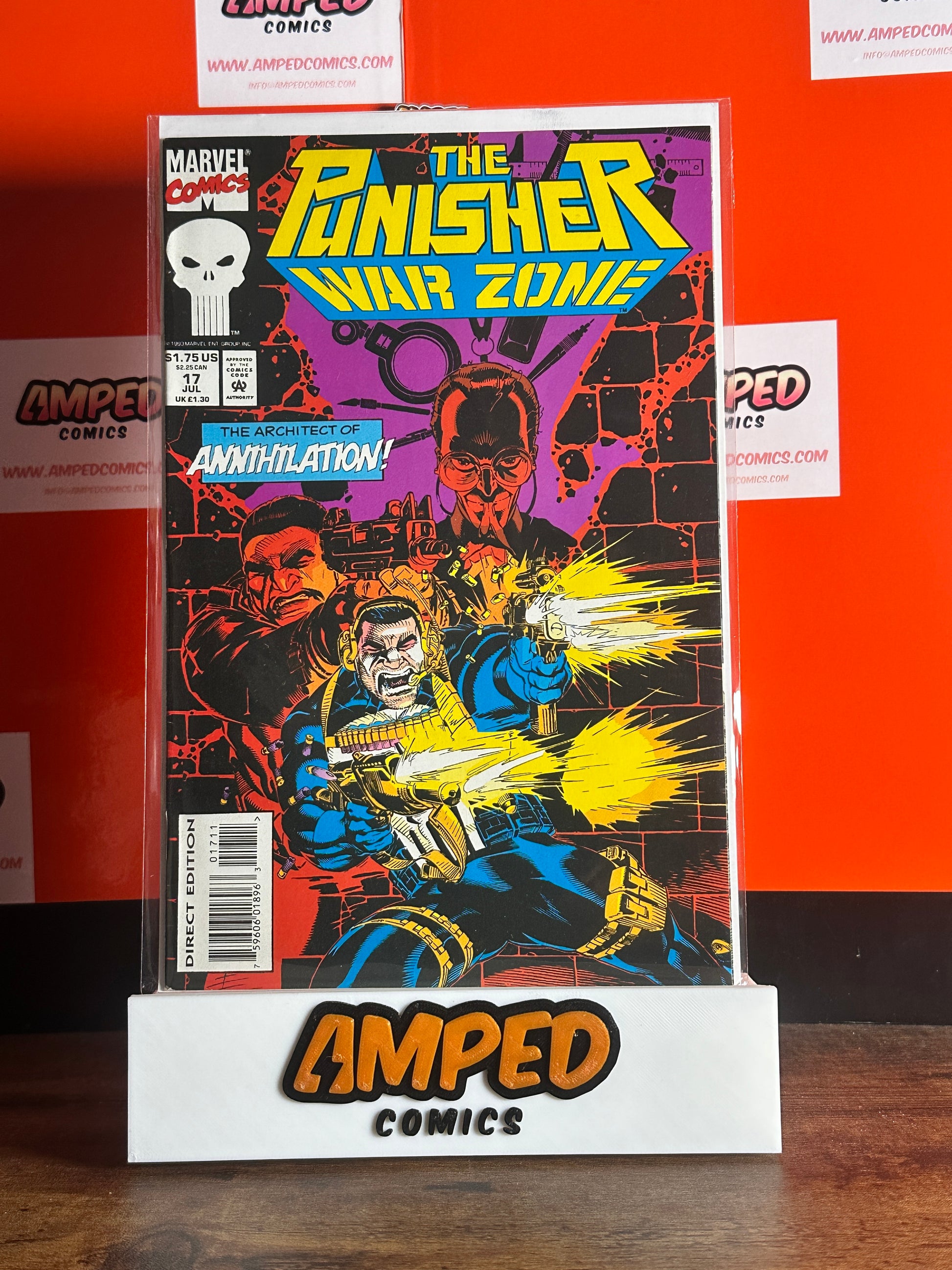 The Punisher War Zone 17 Marvel Comics 1992 Direct Edition