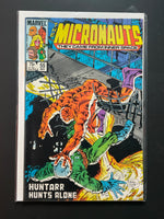 The Micronauts 55 Marvel Comics Nov 1983 Huntarr Hunts Alone
