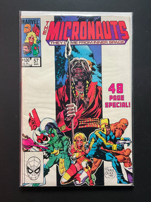The Micronauts 57 Marvel Comics March 1984 48 Page Special