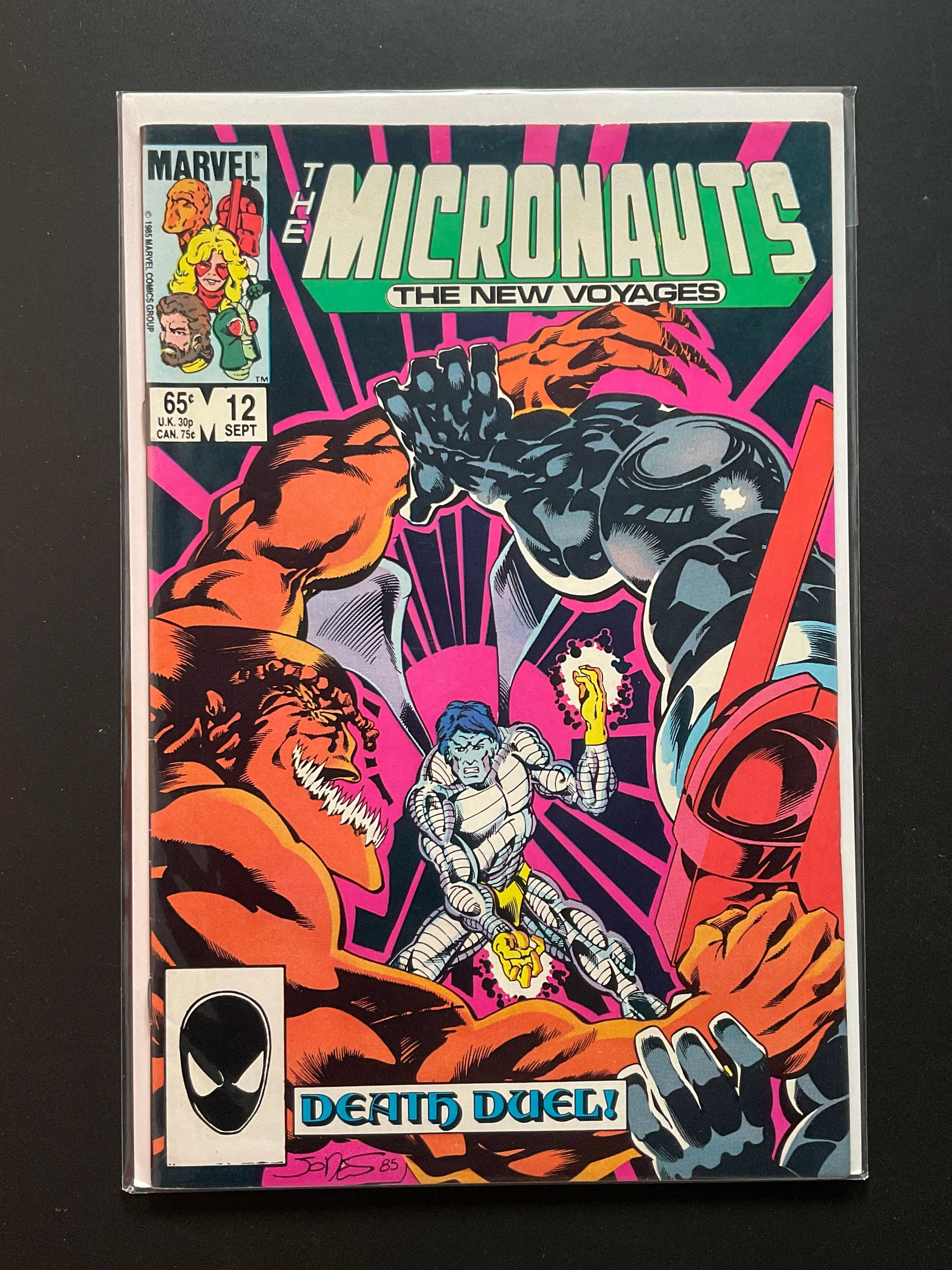 The Micronauts The New Voyages 12 Marvel Comics 1985