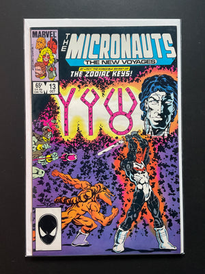 The Micronauts The New Voyages 13 Marvel Comics October 1985