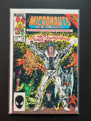 The Micronauts The New Voyages 16 Marvel Comics 1985