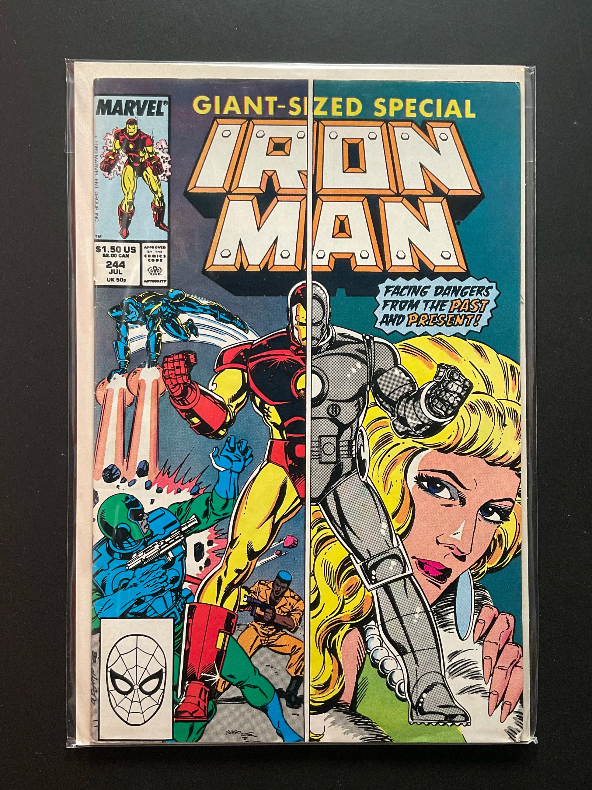 Iron Man 244 Giant-Sized Special Marvel Comics July 1989