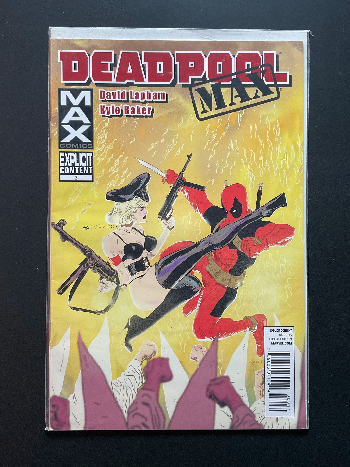 Deadpool MAX 3 Marvel Comics Explicit Content David Lapham Kyle Baker