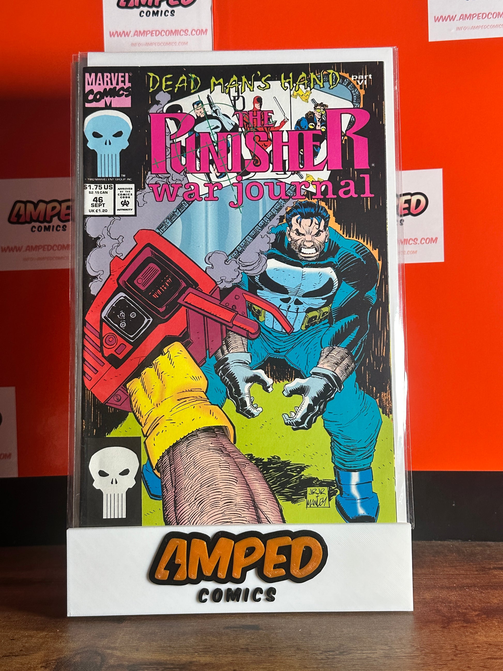 The Punisher War Journal 46 Marvel Comics 1992 Dead Mans Hand