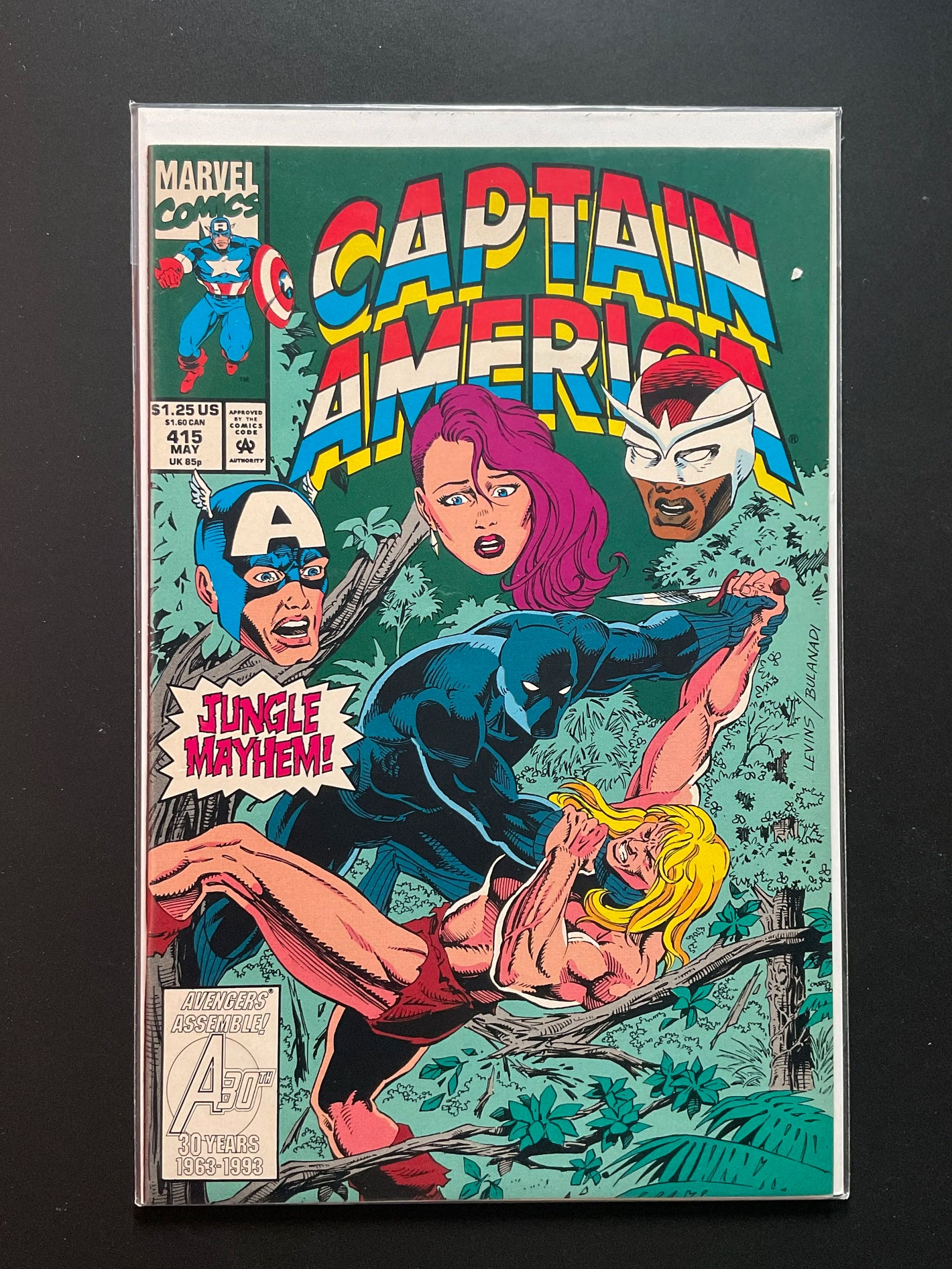 Captain America 415 Marvel Comics May 1993 Jungle Mayhem