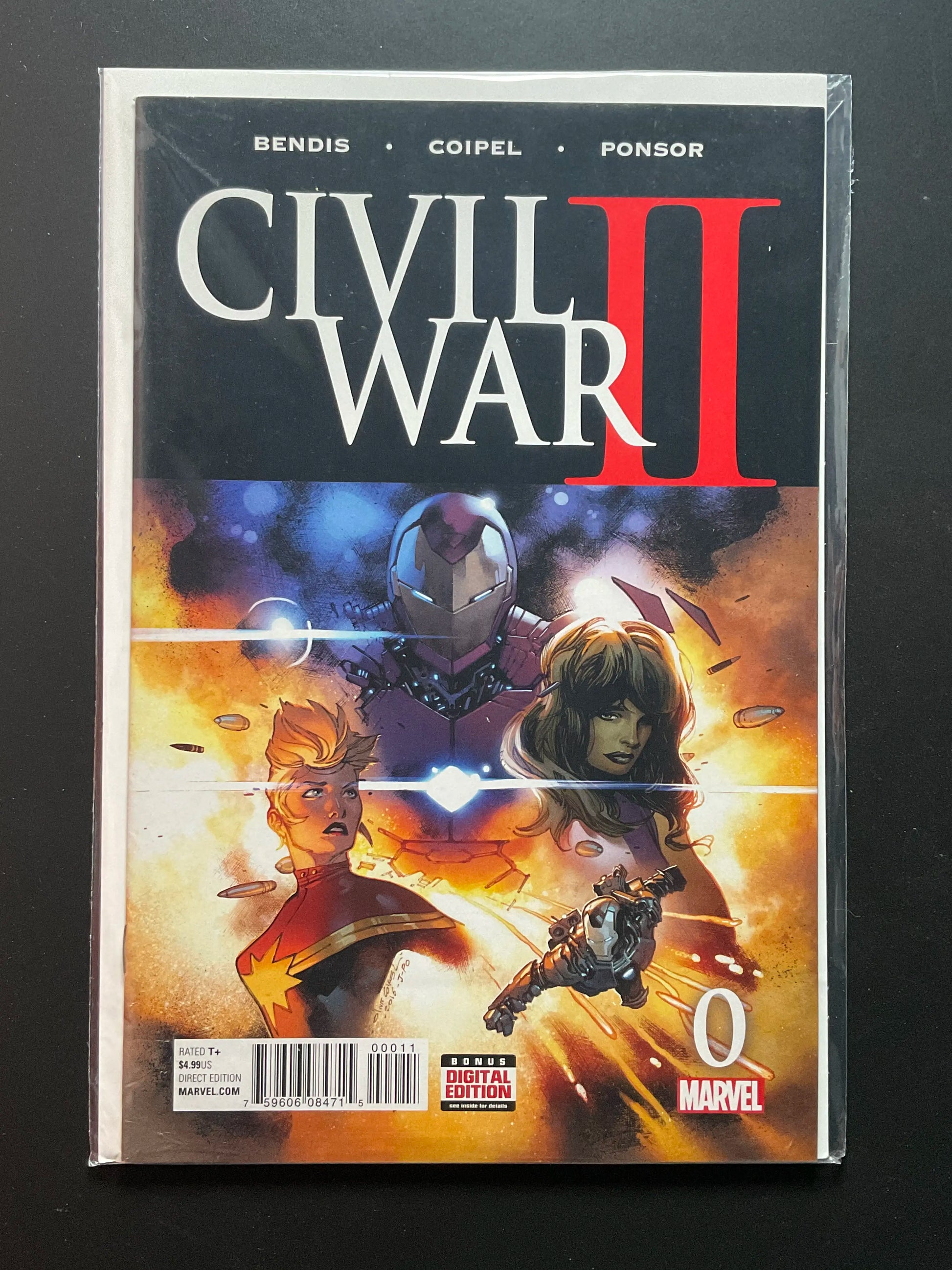 Civil War II 0 Marvel Comics 2016 Bendis Coipel Ponsor