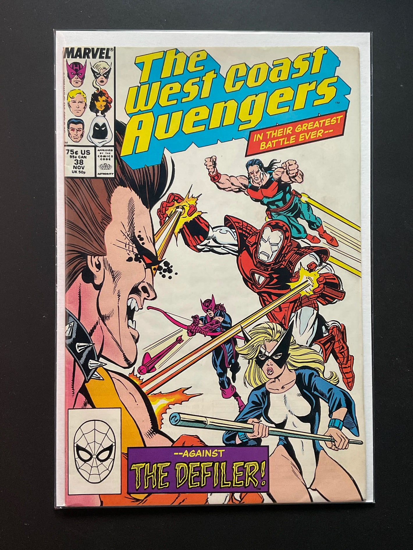 The West Coast Avengers 38 Marvel Comics Nov 1988