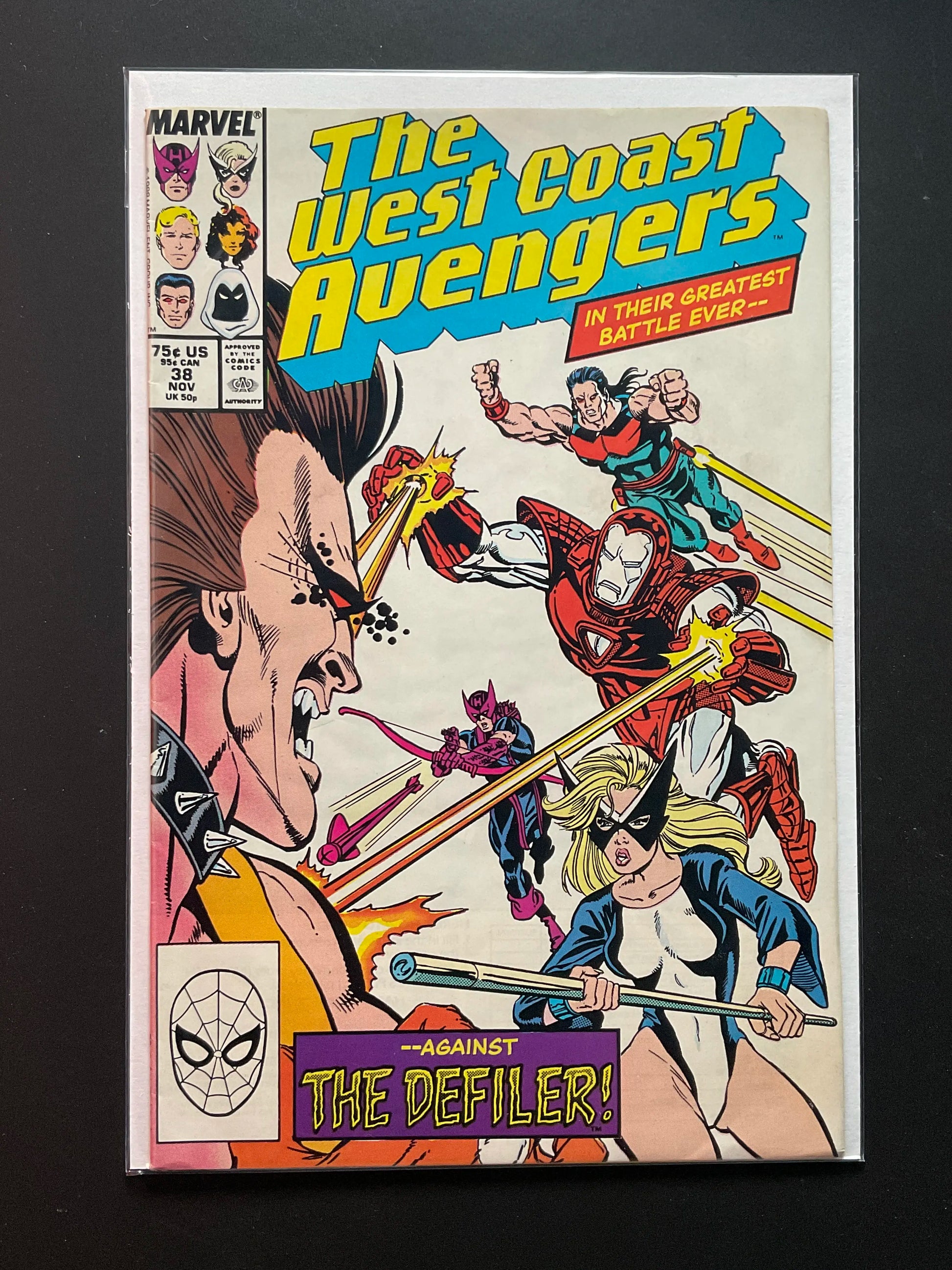 The West Coast Avengers 38 Marvel Comics Nov 1988