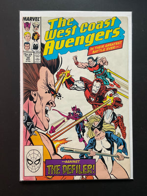 The West Coast Avengers 38 Marvel Comics Nov 1988