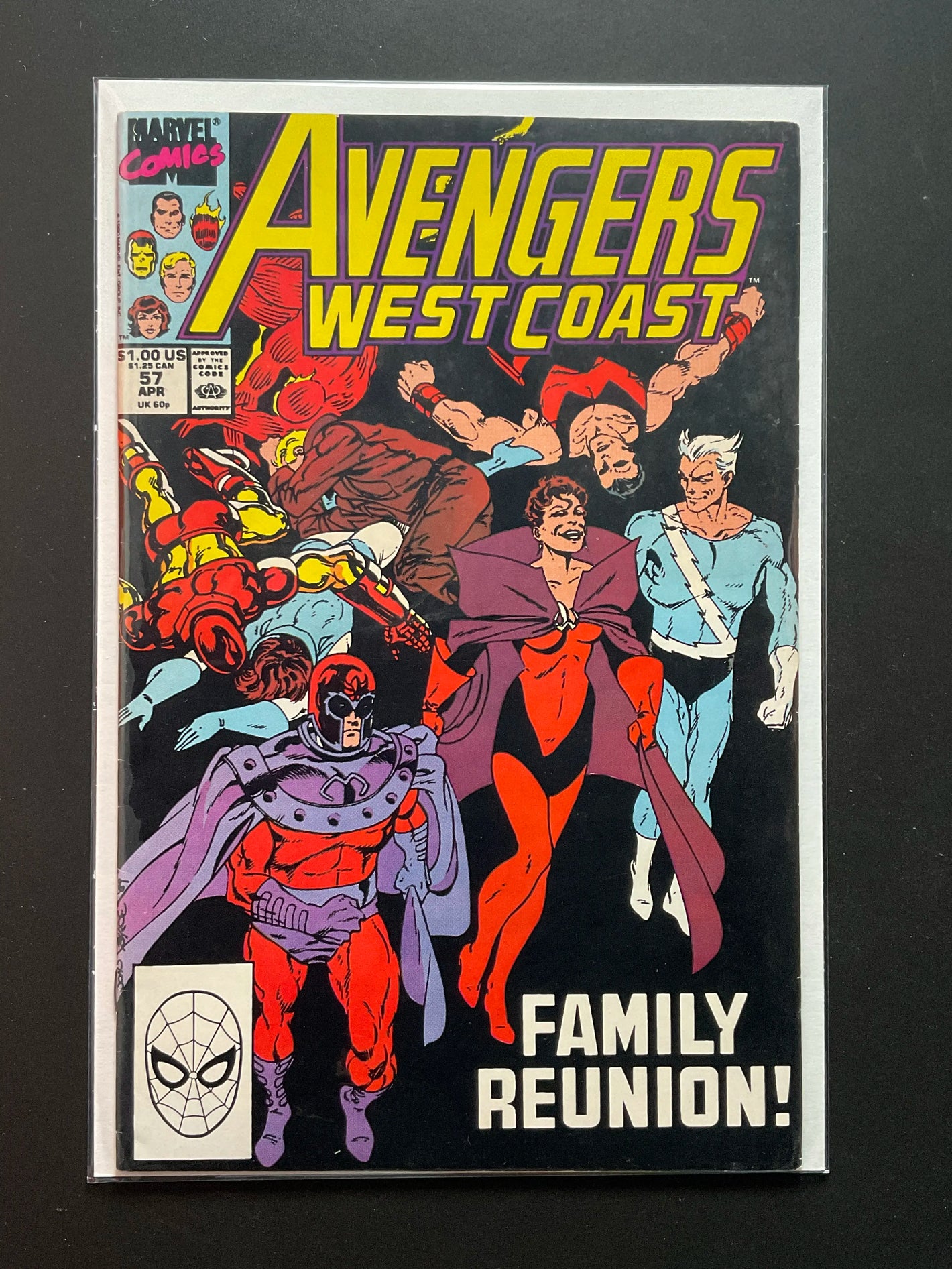 Avengers West Coast 57 Marvel Comics April 1990