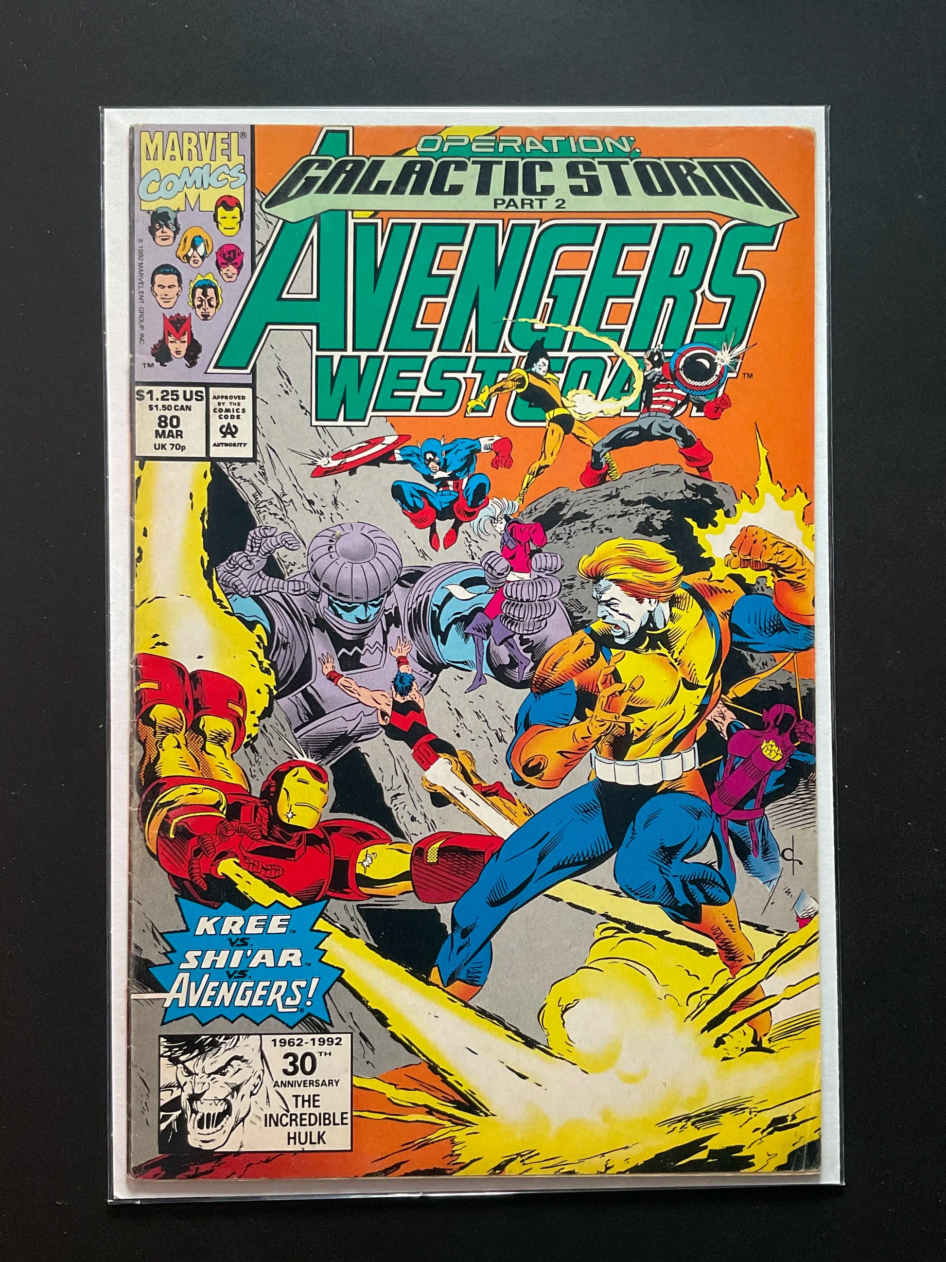 Avengers West Coast 80 Marvel Comics Mar 1992 Galactic Storm Part 2