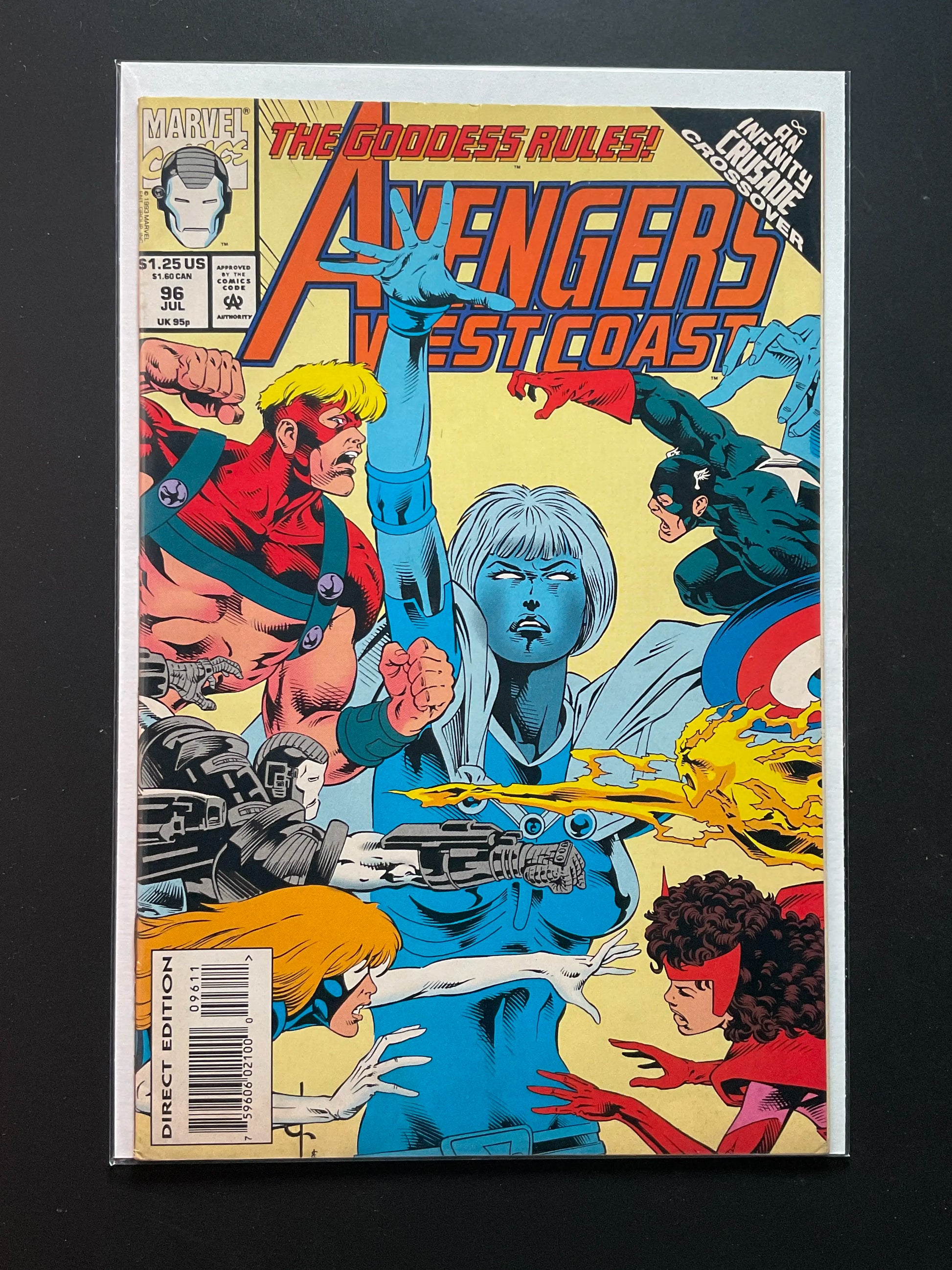 Avengers West Coast 96 Marvel Comics July 1993 Infinity Crusade
