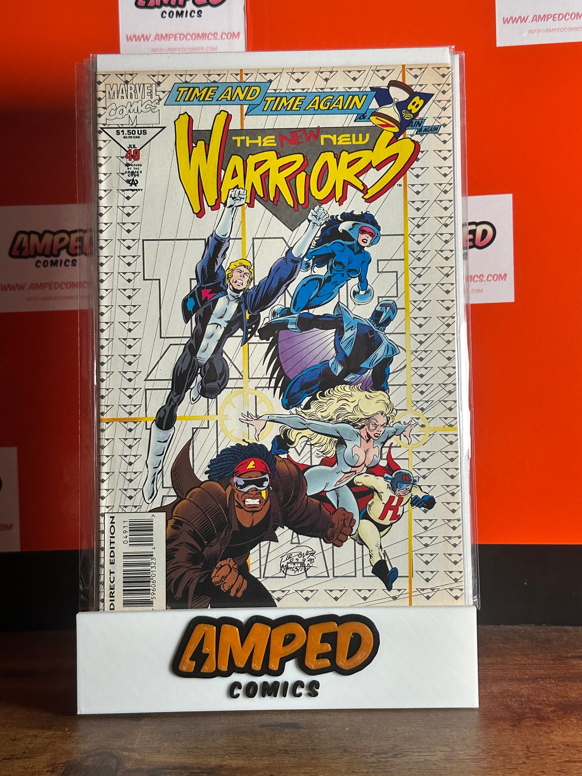 The New Warriors 49 Marvel Comics 1994 Direct Edition