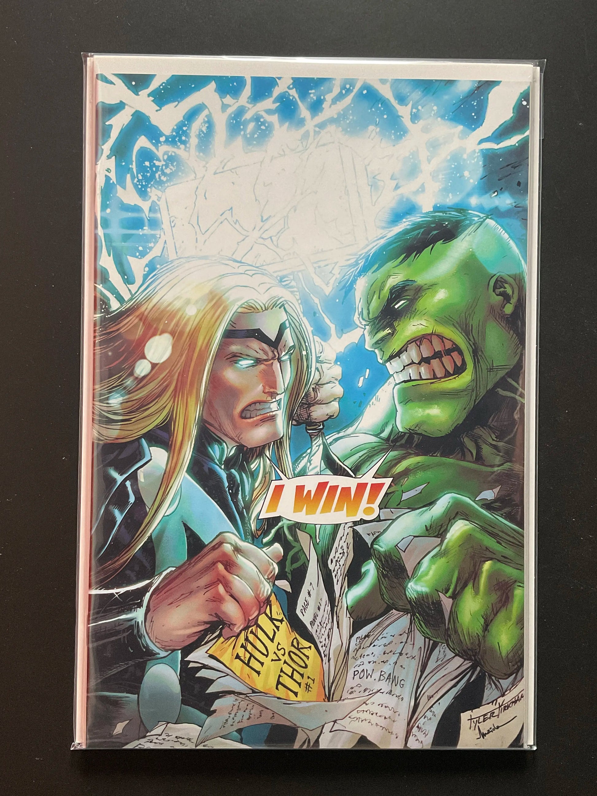 Hulk vs Thor Banner of War 1 Marvel Comics Tyler Kirkham Variant Cover