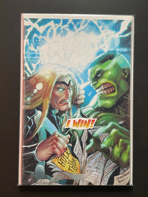 Hulk vs Thor Banner of War 1 Marvel Comics Tyler Kirkham Variant Cover