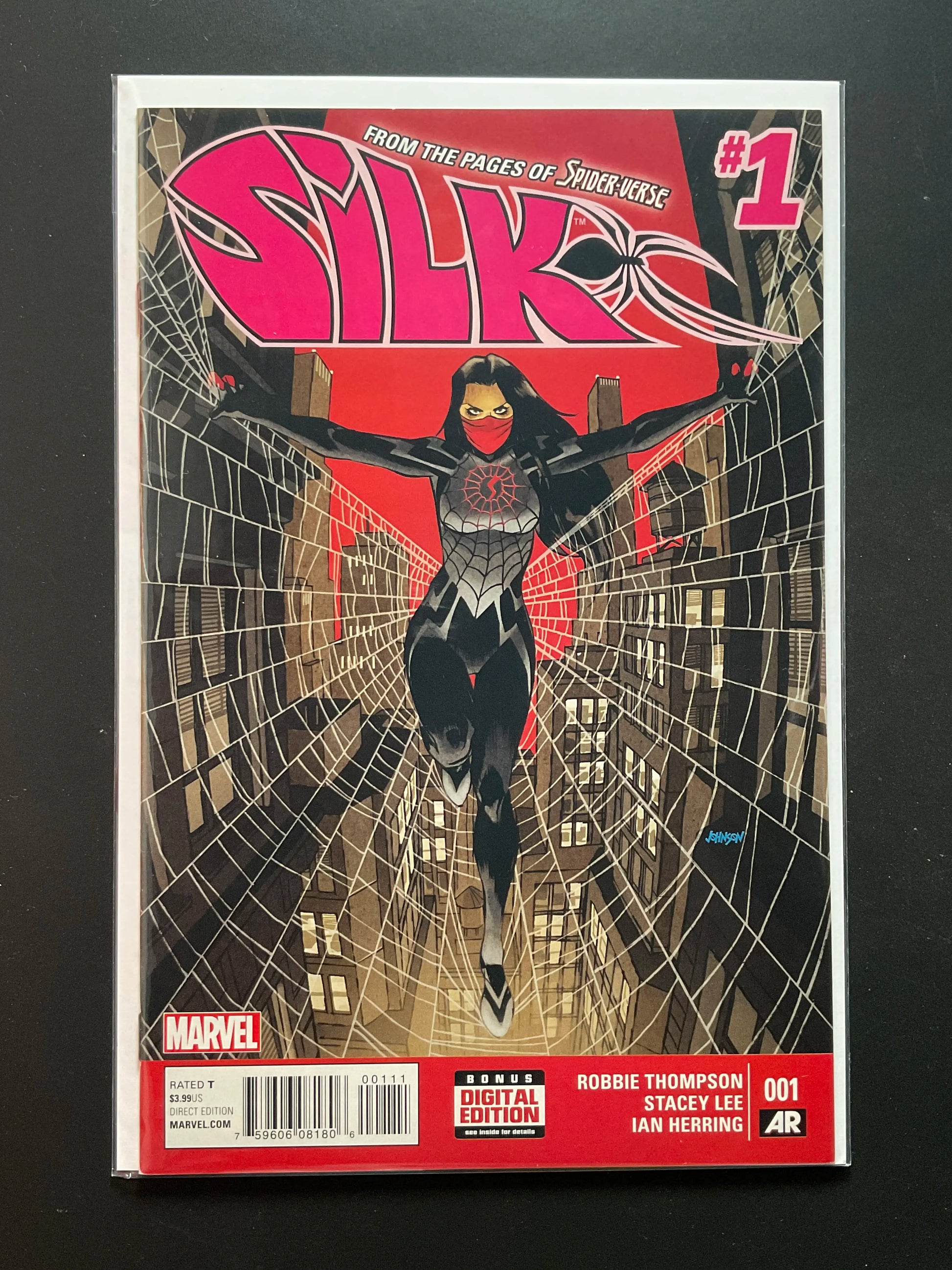Silk 1 Marvel Comics 2015 Robbie Thompson Stacey Lee
