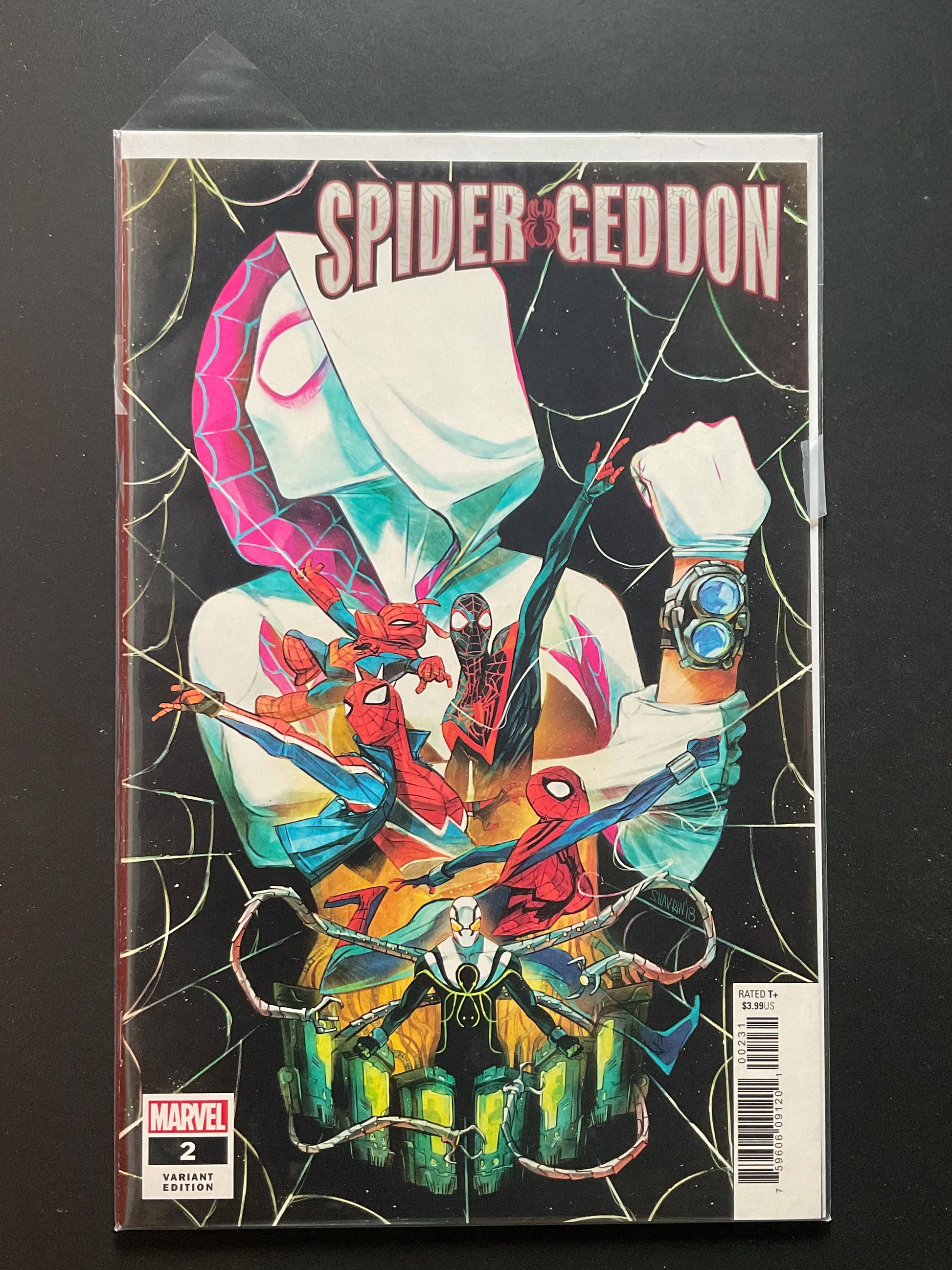 Spider-Geddon 2 Shavrin Variant Edition Marvel 2018