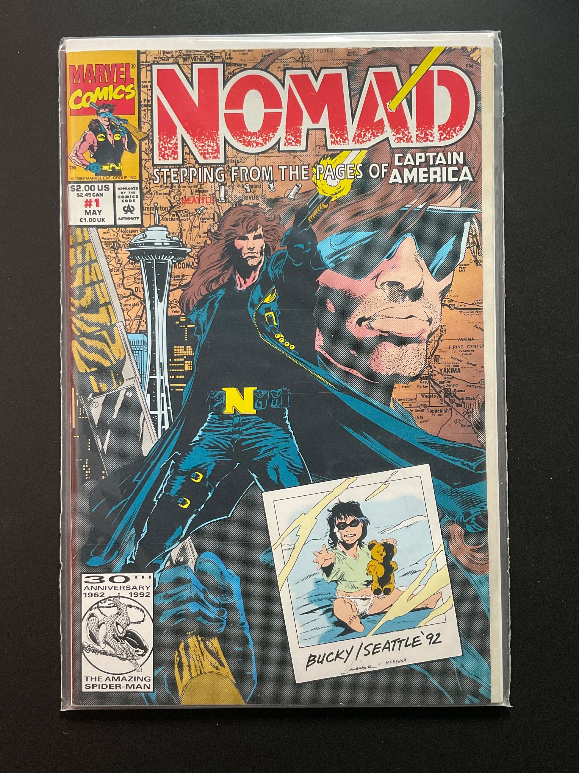 Nomad 1 Marvel Comics May 1992 Captain America Spin-Off