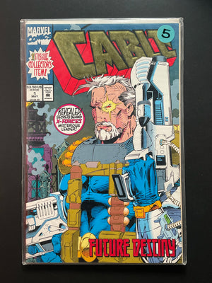 Cable 1 Marvel Comics May 1993 Future Destiny X-Force Leader Revealed