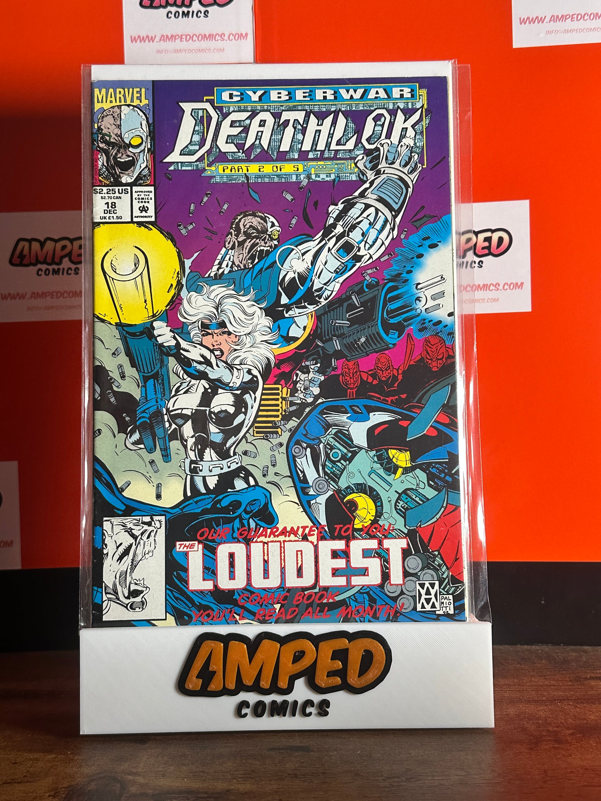 Deathlok 18 Cyberwar Part 2 Marvel Comics Dec 1992