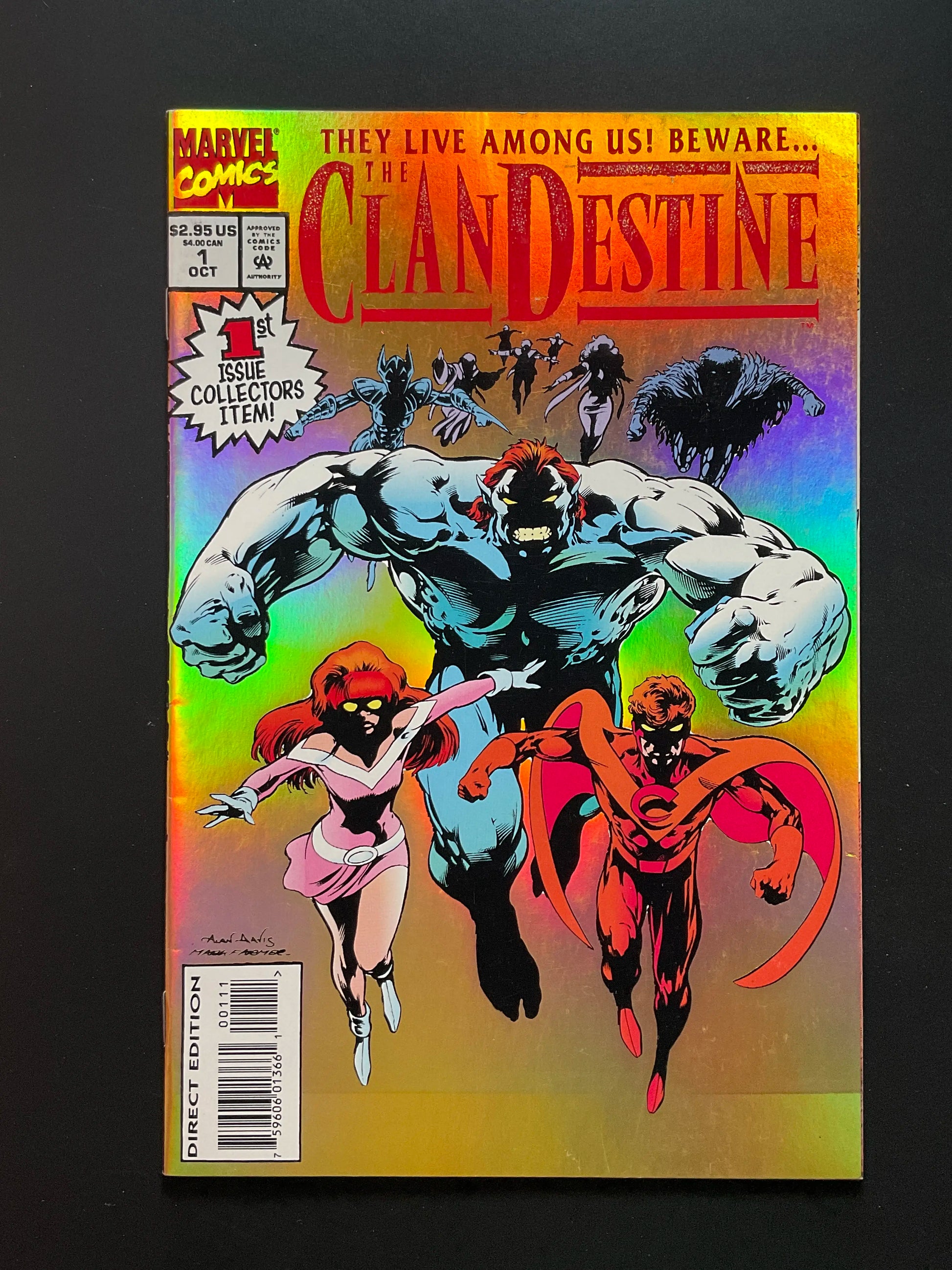 The ClanDestine 1 Marvel Comics October 1994 1st Issue Collectors Item