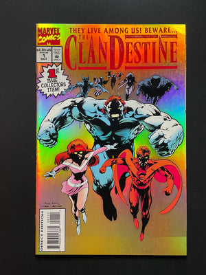 The ClanDestine 1 Marvel Comics October 1994 1st Issue Collectors Item