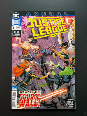 Justice League Annual 1 DC Universe 2019 Slaves of the Source Wall