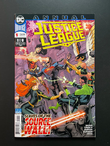 Justice League Annual 1 DC Universe 2019 Slaves of the Source Wall